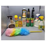 Assortment of cleaning supplies