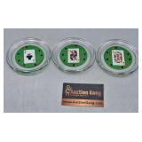 Card Glass Coasters