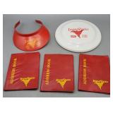 Iowa State Visor, Frisbee, Address Book