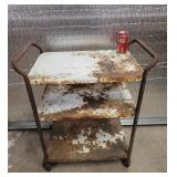 Metal Serving Cart