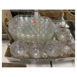 Iridescent Snack Trays and Cups