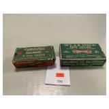 (2) Vtg Remington Ammo Boxes