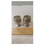 (2) Gorham Sterling 955 Cordial Cups