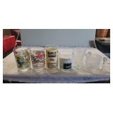 (6) Assorted Collector Glasses