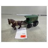 Cast Iron Mail Coach Figurine