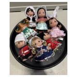 Precious Moments Dolls w/Painted Trays