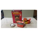 (1) Vintage Talking View-Master, (1) 3D