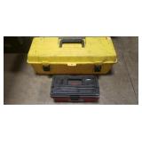 (2) Plastic Tool Boxes w/ Assorted Tools