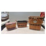 (3) Longaberger Baskets