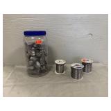 Lead Weights w/(3) Spools of Soldering Wire