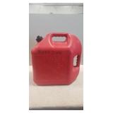 (1) Plastic 5 Gallon Gas Can