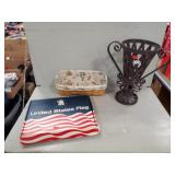 Longaberger Basker, Flag and More