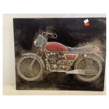 Motorcycle 3D Art Piece