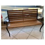 Cast Metal / Wooden Bench