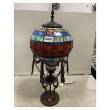 Tiffany Style Hot Air Balloon Glass Lamp