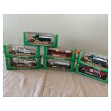 (7) Miniature Hess Trucks