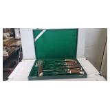 (6) Piece SOLINGEN ROSTFREI Carving Set w/ Stag