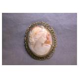 Vintage Cameo Brooch