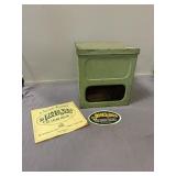 Vtg Countertop Advertising Box w/Glass Window