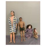 Assorted Vintage Dolls