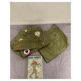 Boy Scout Uniform w/6th Edition Handbook (1963