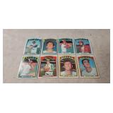 (8) Assorted Baseball Cards