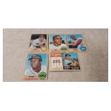 (5) Assorted Baseball Cards