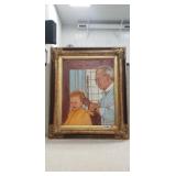 (1) Framed Oil On Canvas Painting (23"ï¿½27")