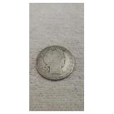 (1) 1899 Silver Half Dollar Coin