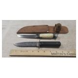 (1) UTICA Sportman Knife (No Sheath) & (1) Knife