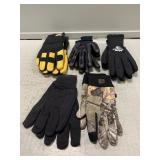 (5) Pairs of Work Gloves