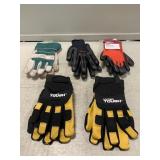 (5) Pairs of Work Gloves