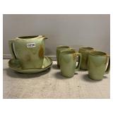 Frankoma Stoneware Type Drinkware Set