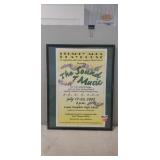 (1) Framed Advertising Poster "The Sound Of