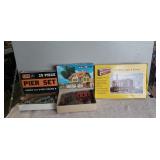 (2) "N" Scale Building Kits & (1) "N" Scale Pier