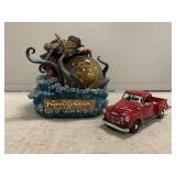 Pirates of the Caribbean Snow Globe and Chevrolet