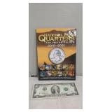 (1) Partial Book Of National Park Quarters & (1)