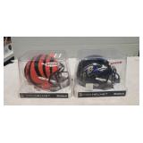 (2) NFL Collector Miniature Helmets