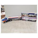 2 Hess Trucks & ERTL Toy Gasoline Tanker