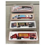 4 ERTL Racing Transporter Trucks