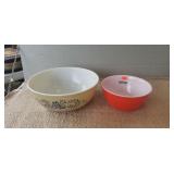 2 Pyrex Mixing Bowls