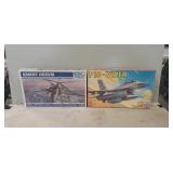 (2) Military Aircraft Model Kits (Factory Sealed)