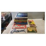 Box Lot Of (9) Assorted Books & More