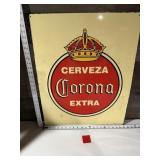 cerveza Corona Extra metal sign