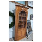 Vintage Maple corner cupboard