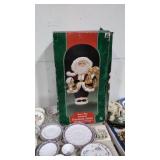 Animated Santa Claus plates cups as shown