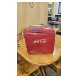 Vintage antique metal Coca-Cola cooler