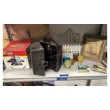 Two car polishers/buffers picture frames, cups,