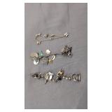 3. Sterling silver charm bracelets 55.5 g