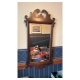 Chip and Dale style mirrors 27 x14 minor veneer